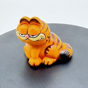 Rare VTG Garfield PVC Figure 1978 1981 United‎ Feature Syndicate Hong Kong Smile